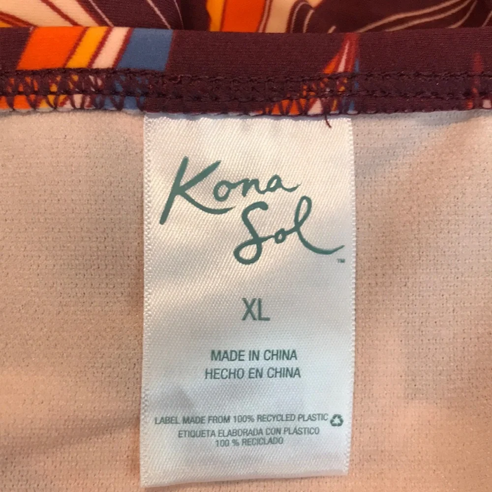 NEW Kona Sol Floral‎ Bikini Bottom
